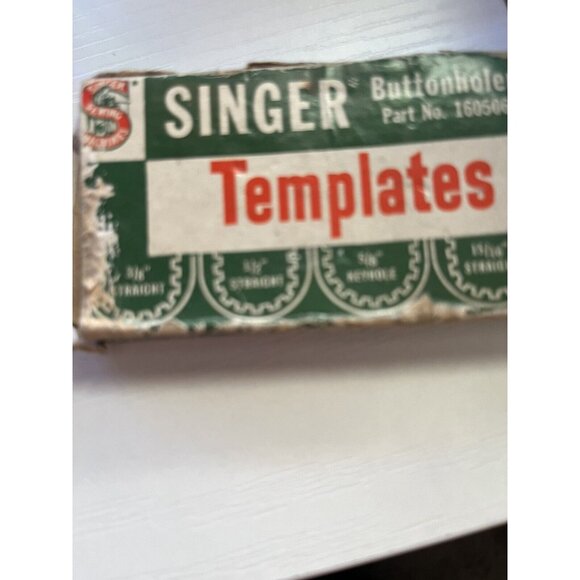 Singer Buttonholer Templates CAM Attachments for Buttonholers 160506 - Picture 10 of 10